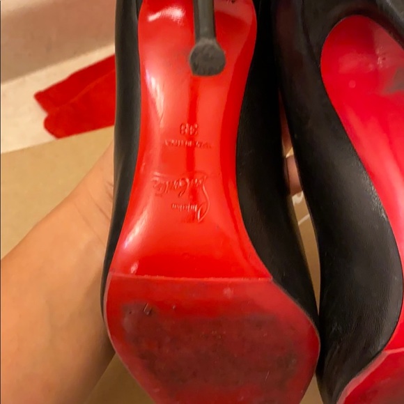 Red Bottoms!  Pigalle Follies 100 Nappa Shiney - Picture 3 of 6